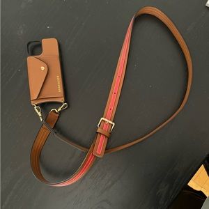Bandolier iPhone 11pro cases brand new never used real leather black brown red